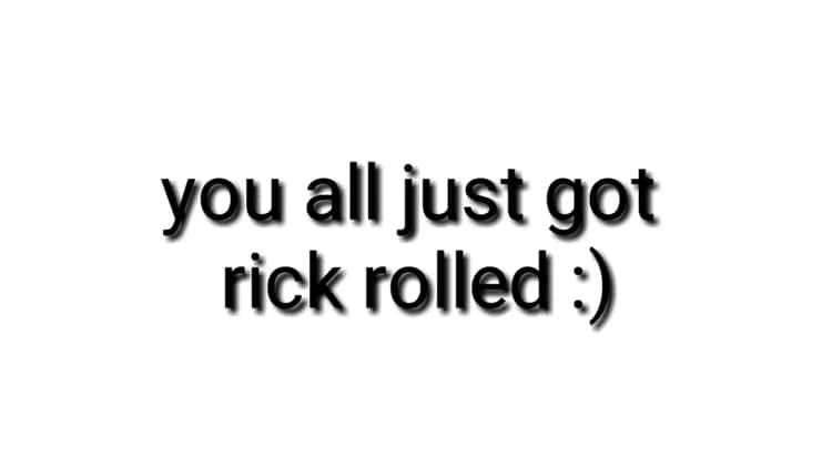 Rick Roll Links