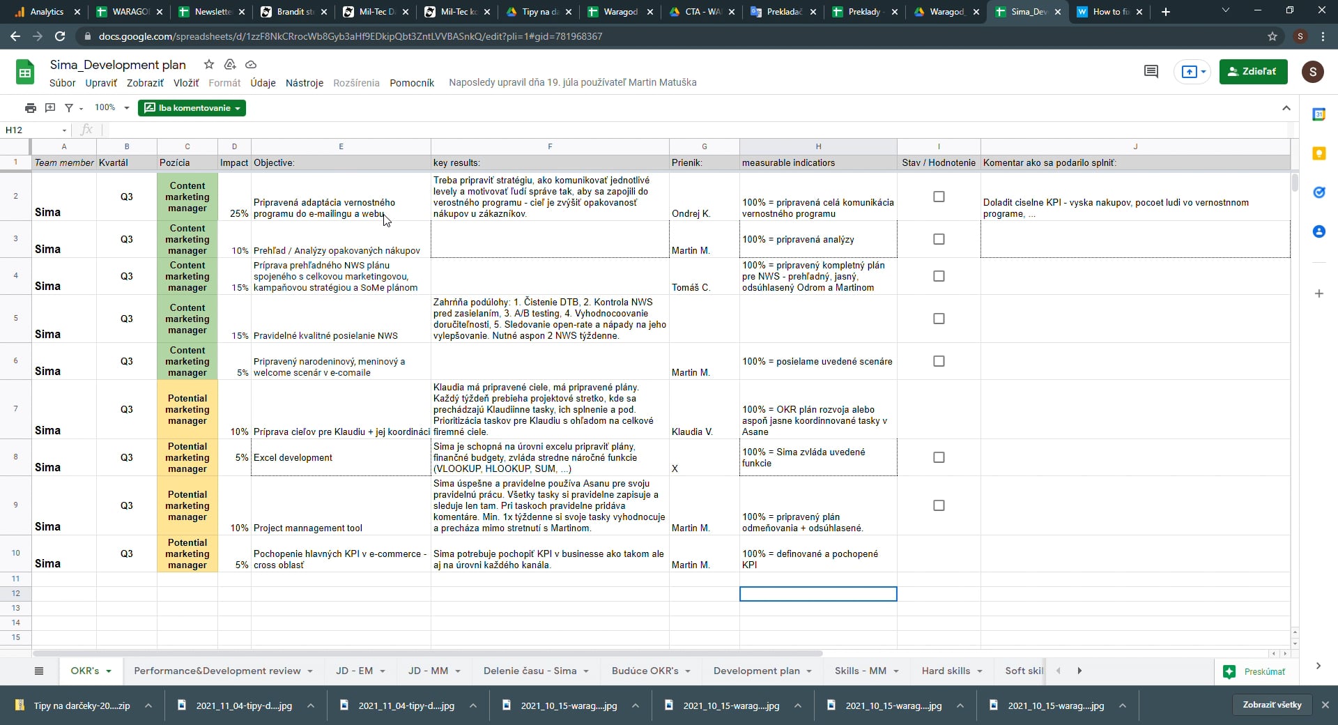 Sima_Development plan - Tabuľky Google - Google Chrome 2021-11-19 11-48 ...