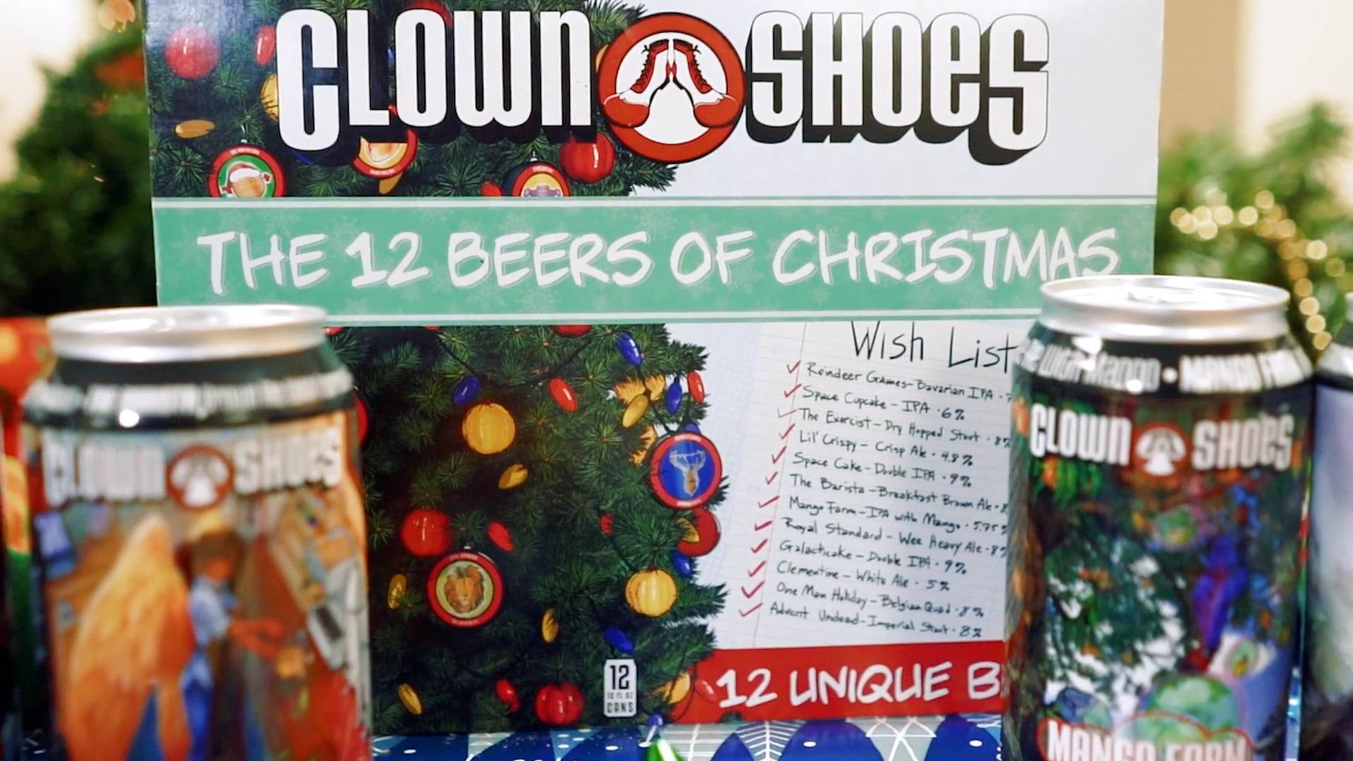 Mass Bay Brewing Portfolio Clown Shoes 12 Beers of Christmas on Vimeo