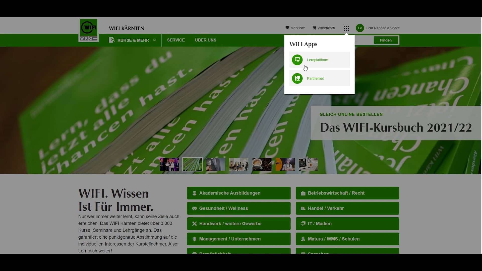 WIFI Kärnten Login - Lernplattform & Partnernet on Vimeo