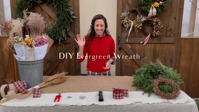 How To: Create Your Own DIY Evergreen Wreath