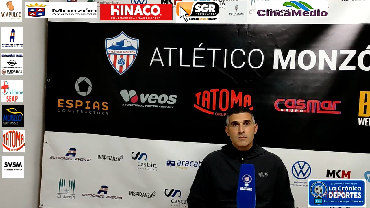 LA PREVIA / Monzón - Utebo / J 12 / Cristian Abad (Entrenador AT Monzón) 3ª División