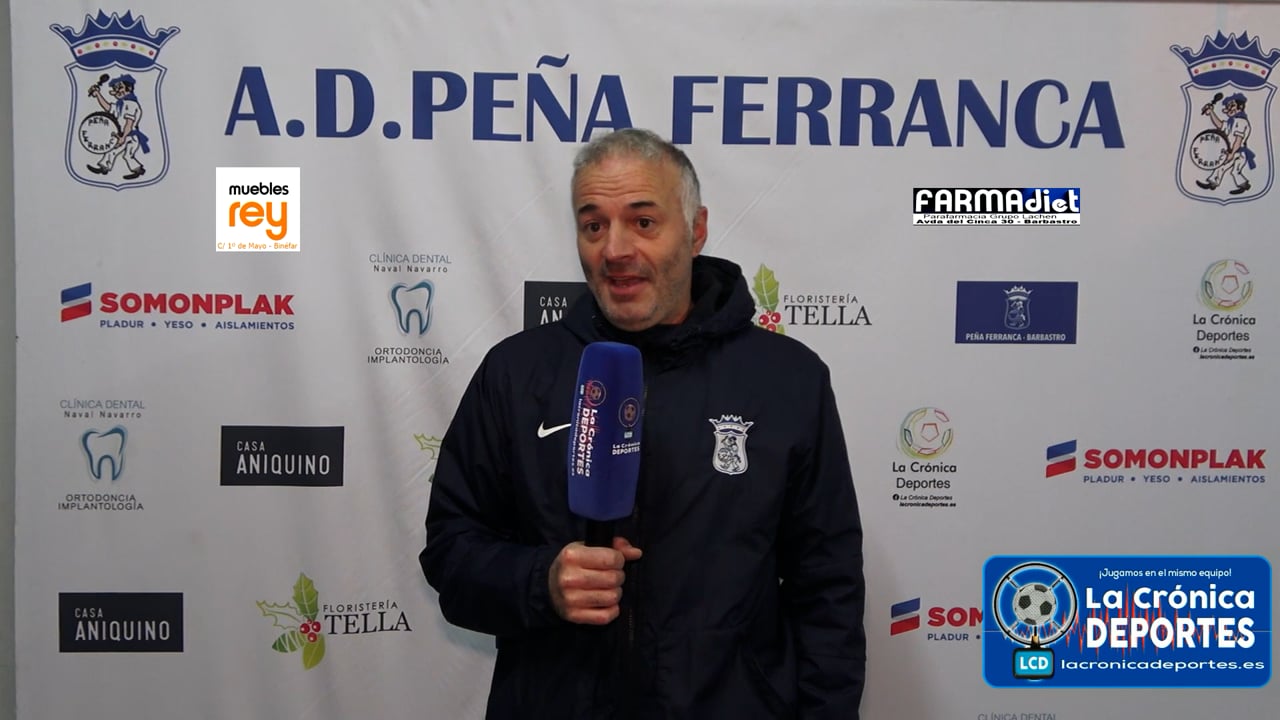 LA PREVIA / San Lorenzo - P. Ferranca Tella / ALBERT MARTÍNEZ (Entrenador Ferranca) Jornada 11 / Preferente - Gr 1