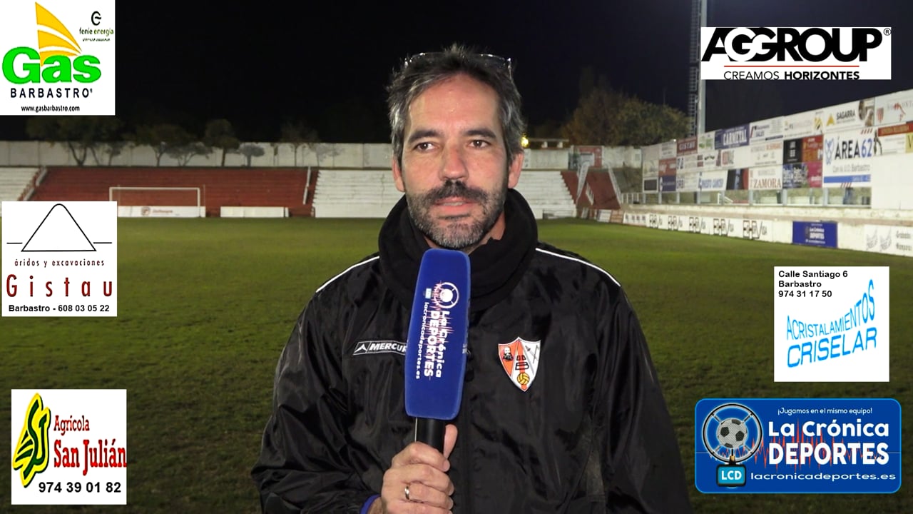 LA PREVIA / UD Barbastro - Giner Torrero / RICHI GIL (Entrenador Barbastro) Jornada 12 / 3ª División