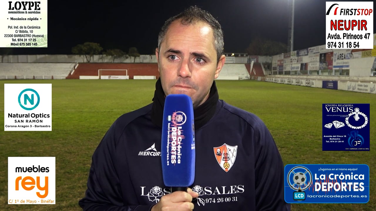 LA PREVIA / AT Albelda - UDB Somontano / JOEL BORBÓN (Entrenador Somontano) Jornada 7 / 2ª Regional - Gr 2-1