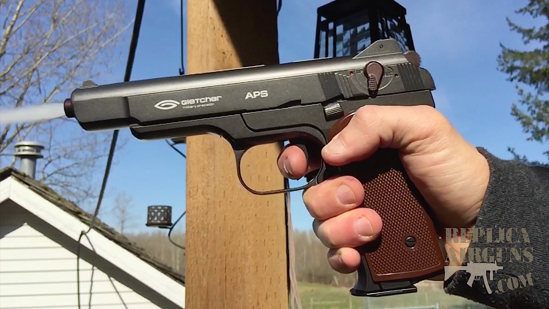 Gletcher APS Stechkin CO2 Blowback BB Pistol Field Test Review