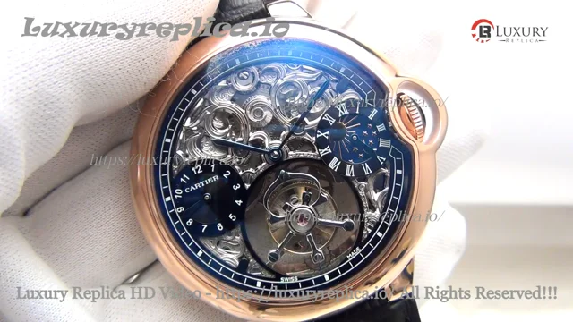 Cartier ballon hotsell bleu skeleton