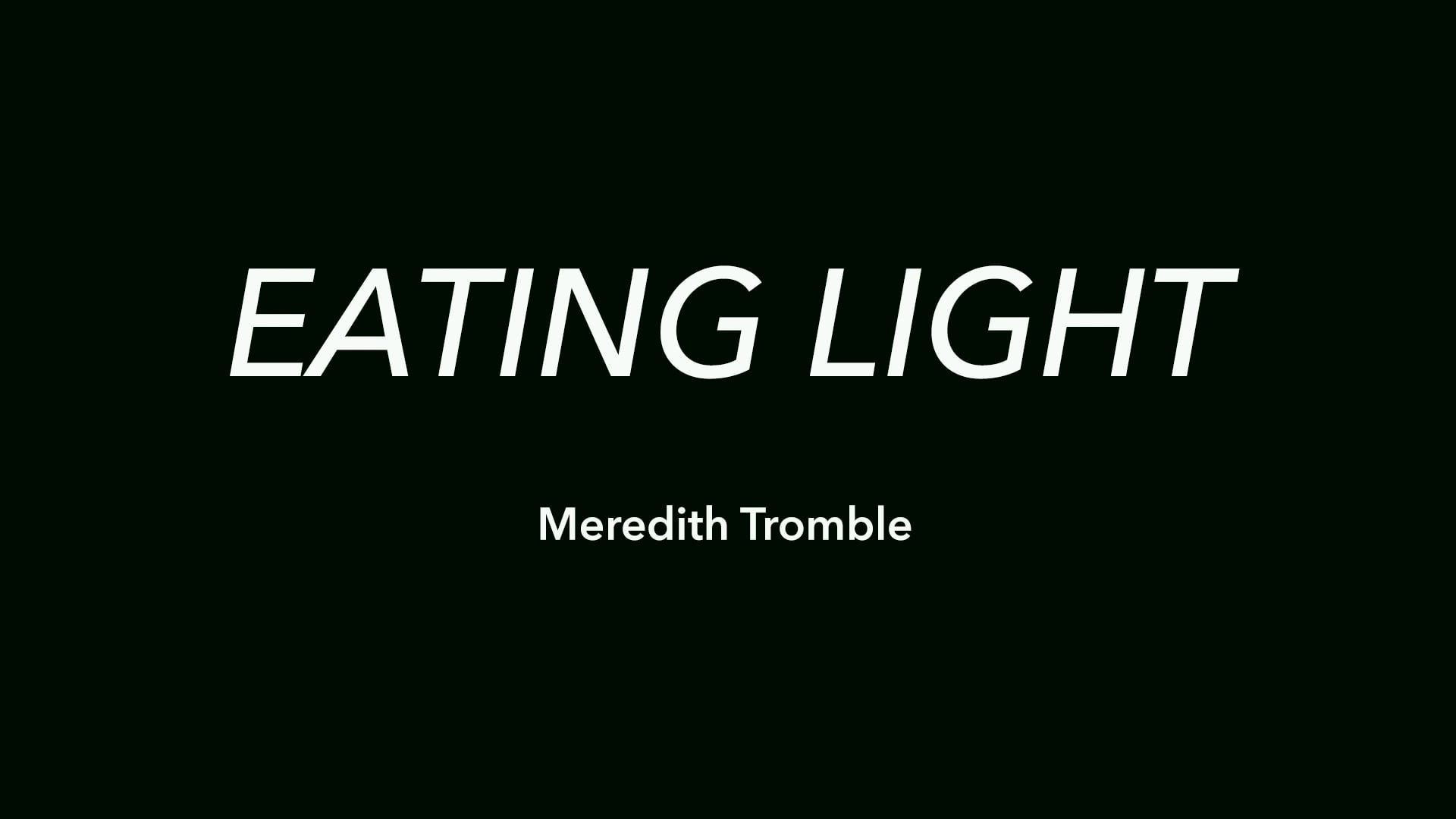 eating-light-single-version-on-vimeo