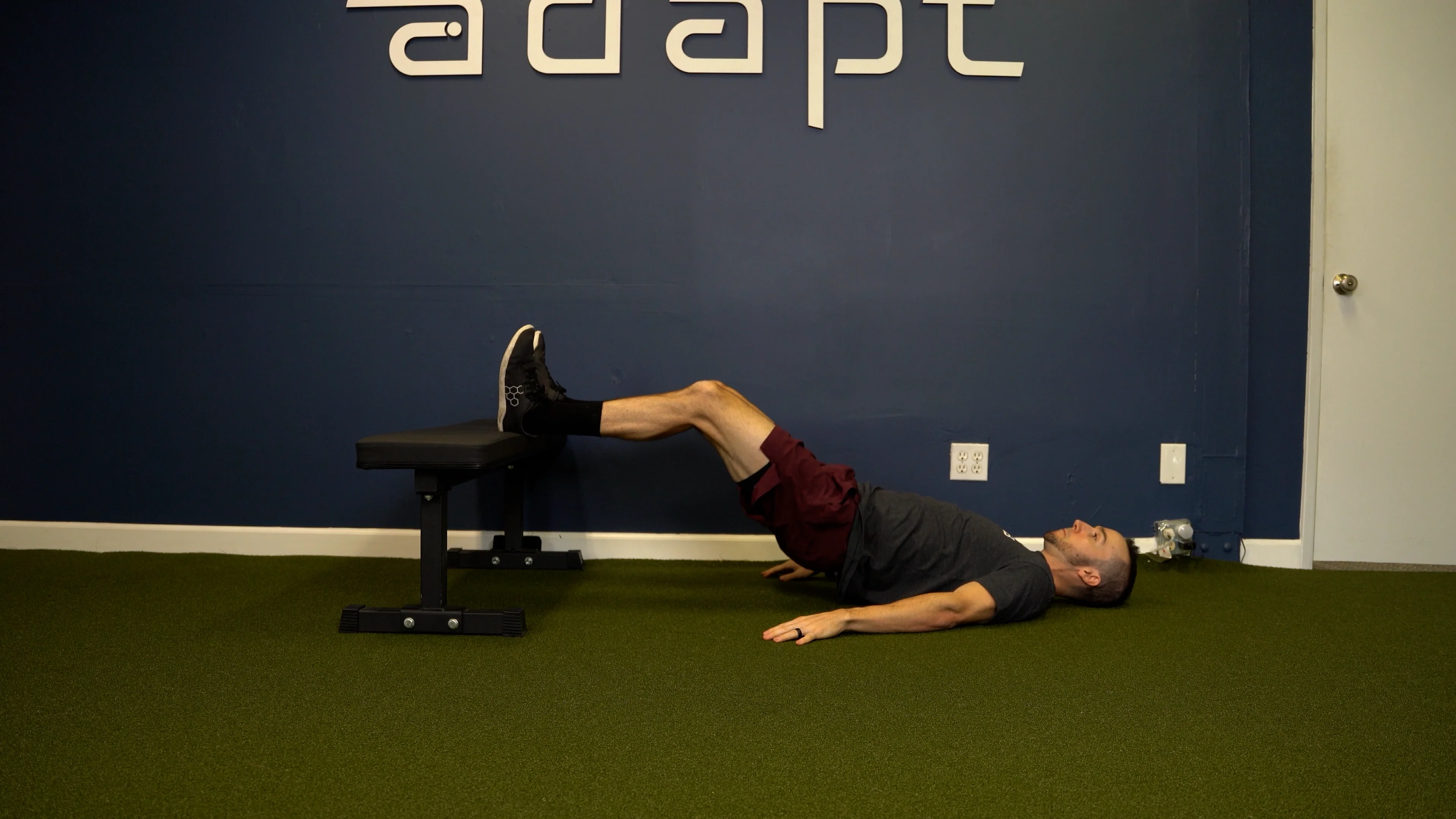 Double Leg Feet Elevated Long Lever Bridge Isometric (Demo)