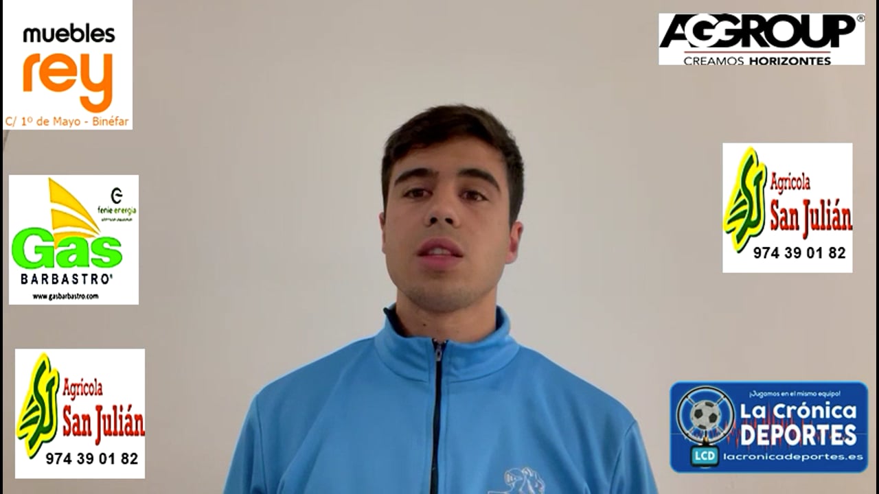 ALEIX MORA (Preparador Físico Binéfar) Santa Anastasia 1-1 CD Binefar / J 12 / 3ª División