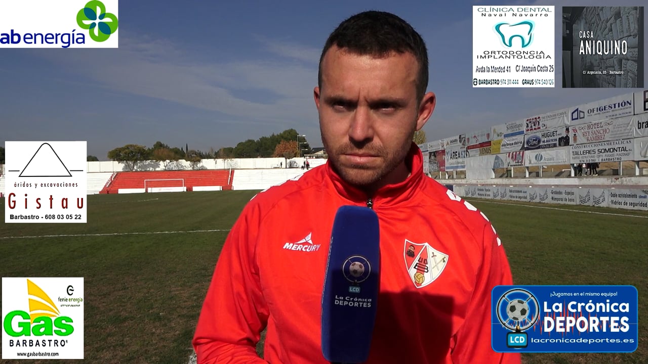 ARNEDILLO (Jugador Barbastro) UD Barbastro 0-0 Giner Torrero / Jornada 12 / 3ª División