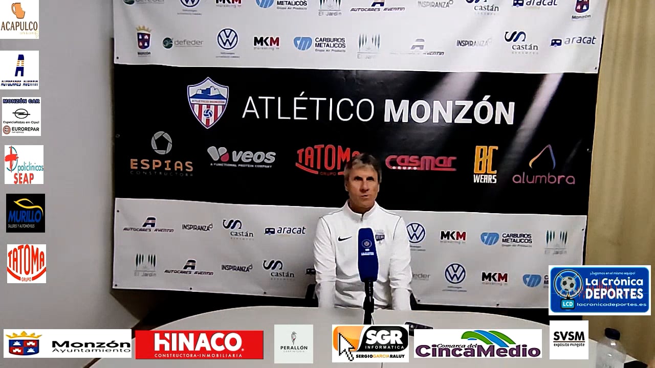 JUAN CARLOS BELTRAN (Entrenador Utebo) AT Monzón 0-1 Utebo / J 12 / 3ª División