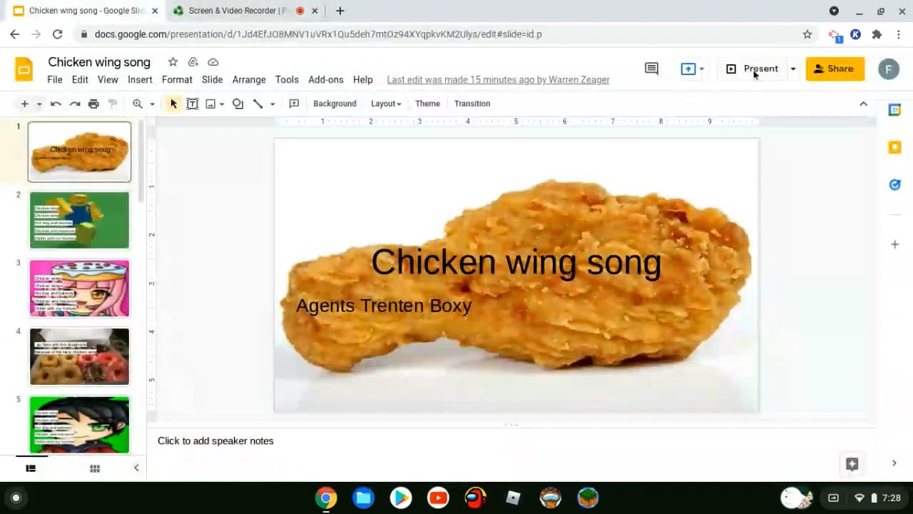 THE CHICKEN WING SONG.mp4 on Vimeo