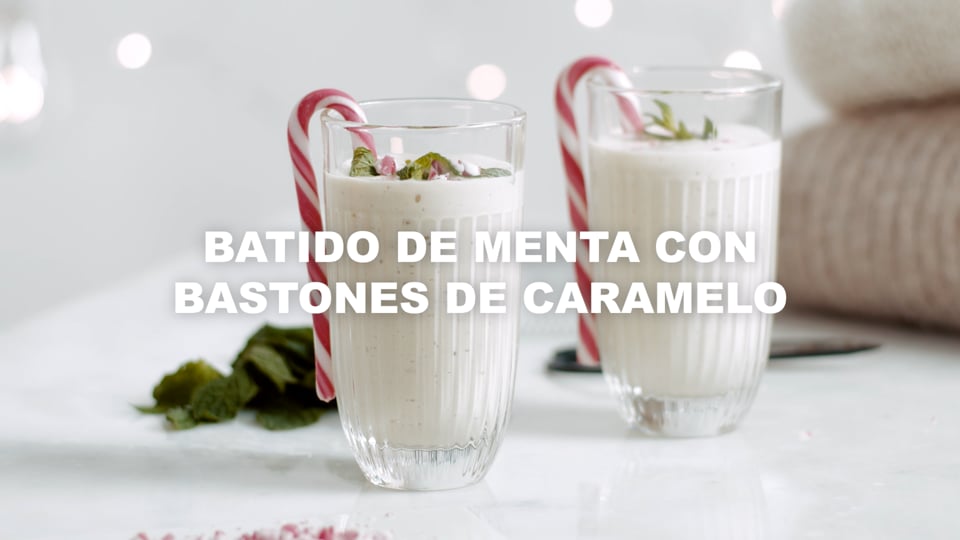 My Work: Batido de Menta con Bastones de Caramelo