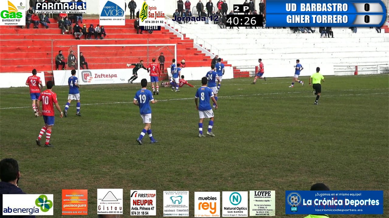 (RESUMEN) UD Barbastro 0-0 Giner Torrero / Jornada 12 / 3ª División