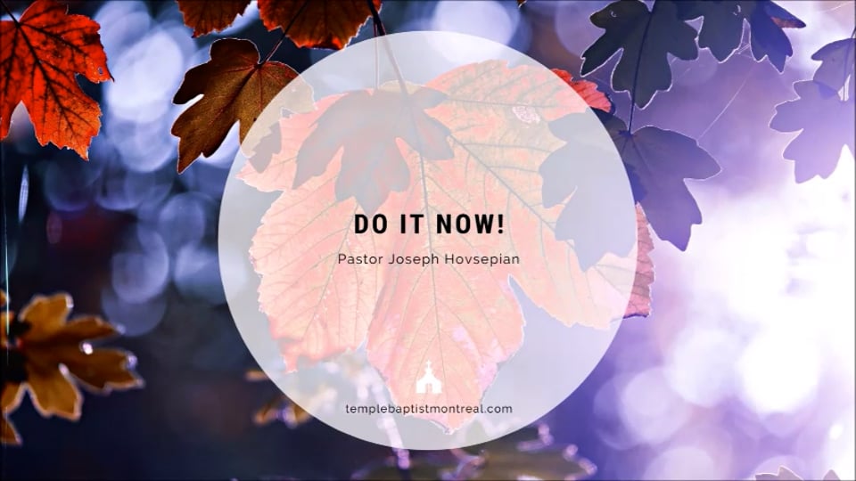 Do It Now!