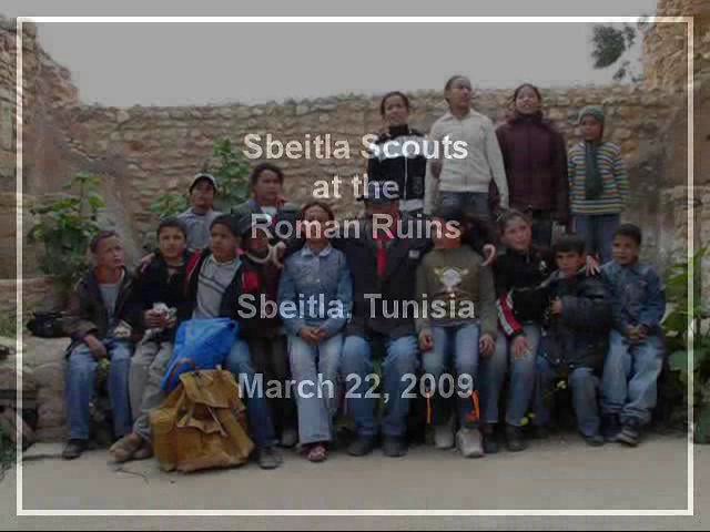 Sbeitla Scouts of Tunisia at Sufetula