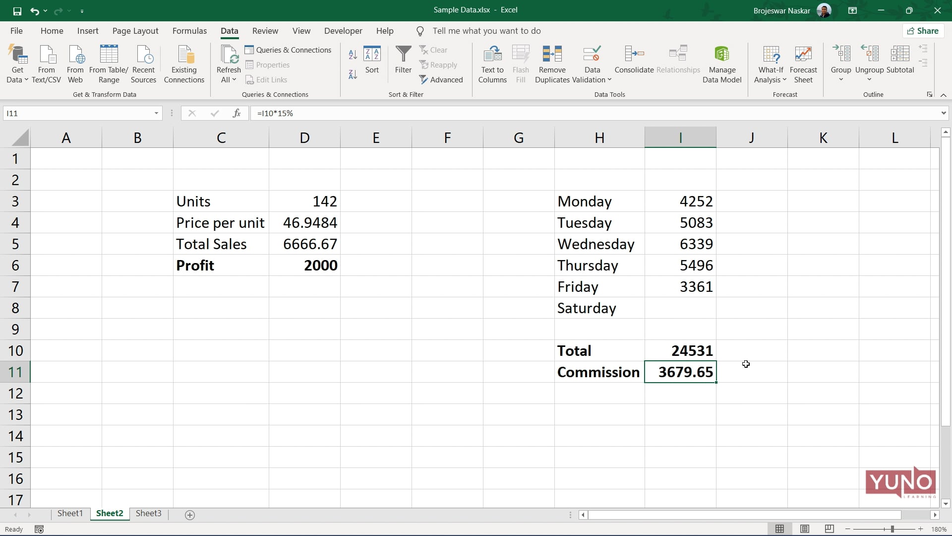 Excel: Goal Seek Tool