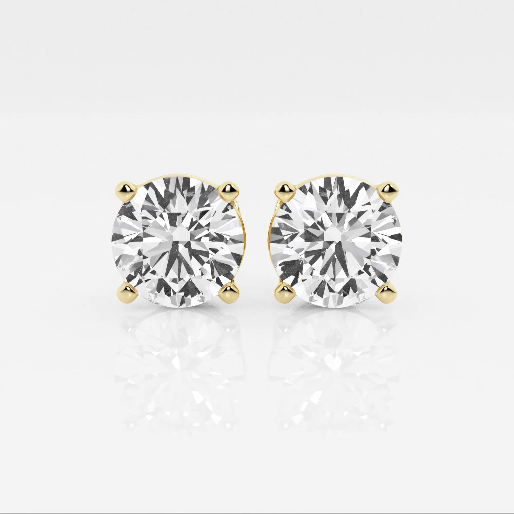 product video for 6 ctw Round Colorless (E-F) Lab Grown Diamond Certified Stud Earrings