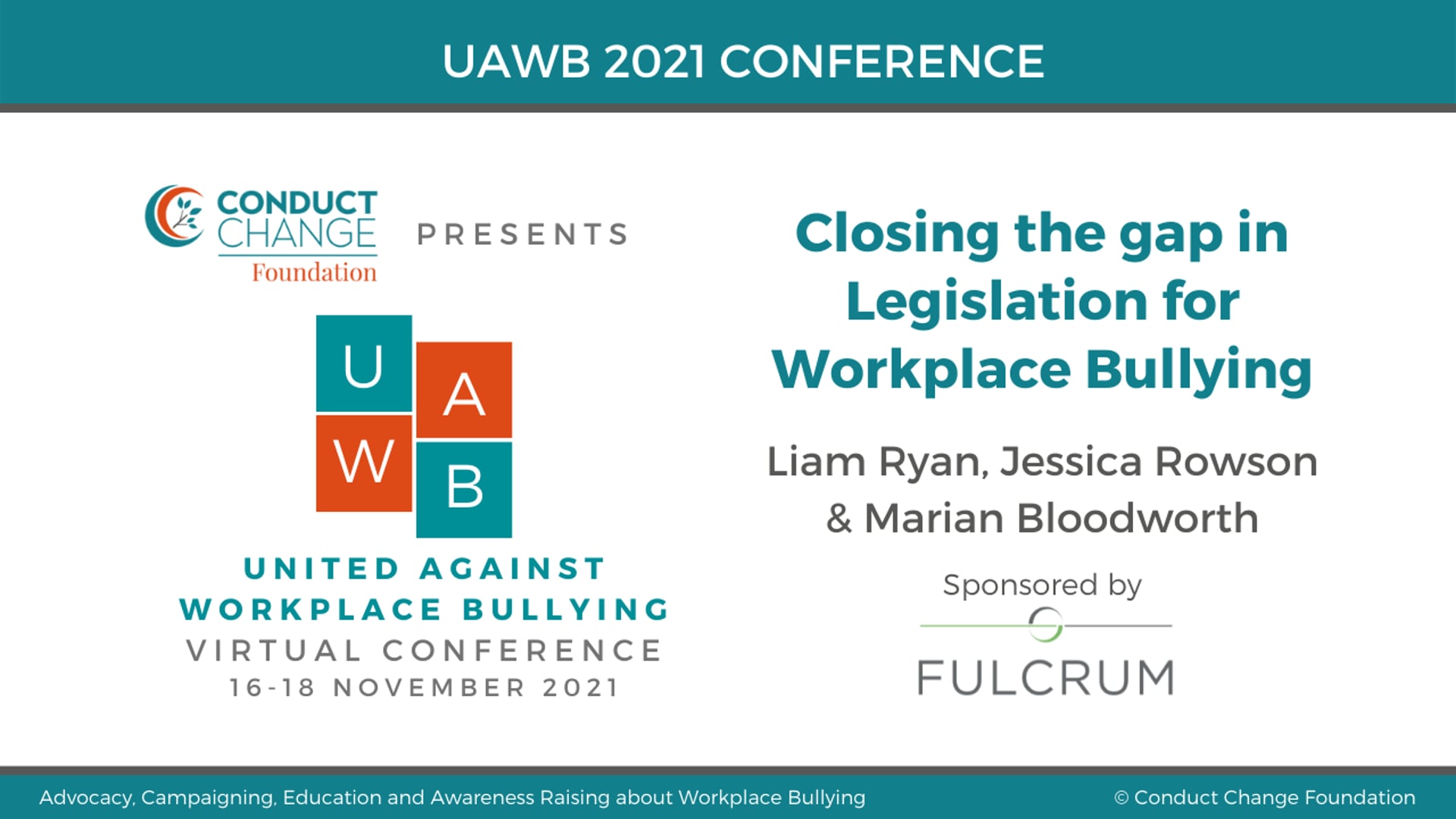 Closing the gap in legislation for workplace bullying
