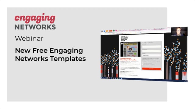 New Free Engaging Networks Page Templates With 4Site Studios