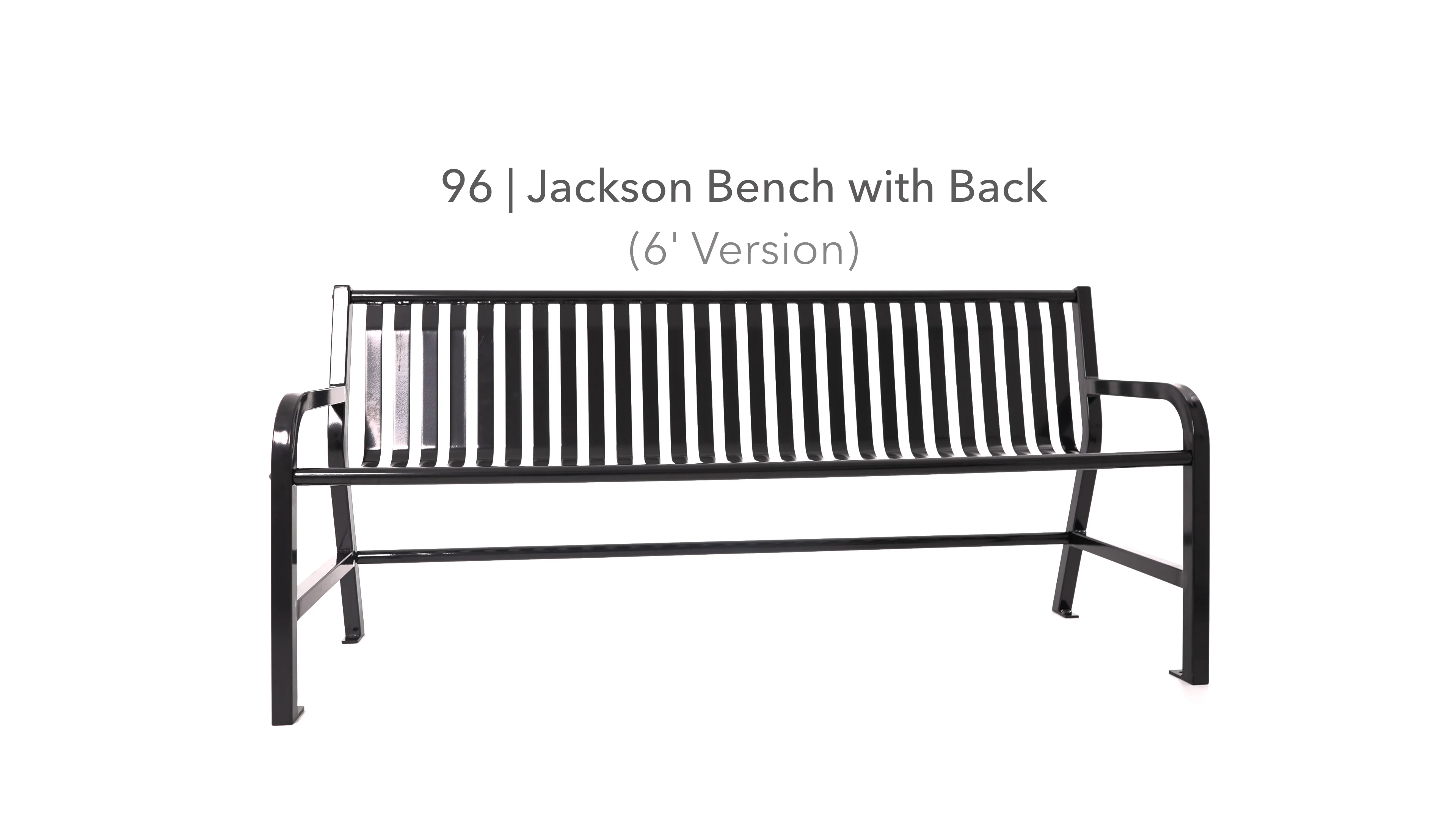 U Bench - Blackened Steel — Christopher Stuart