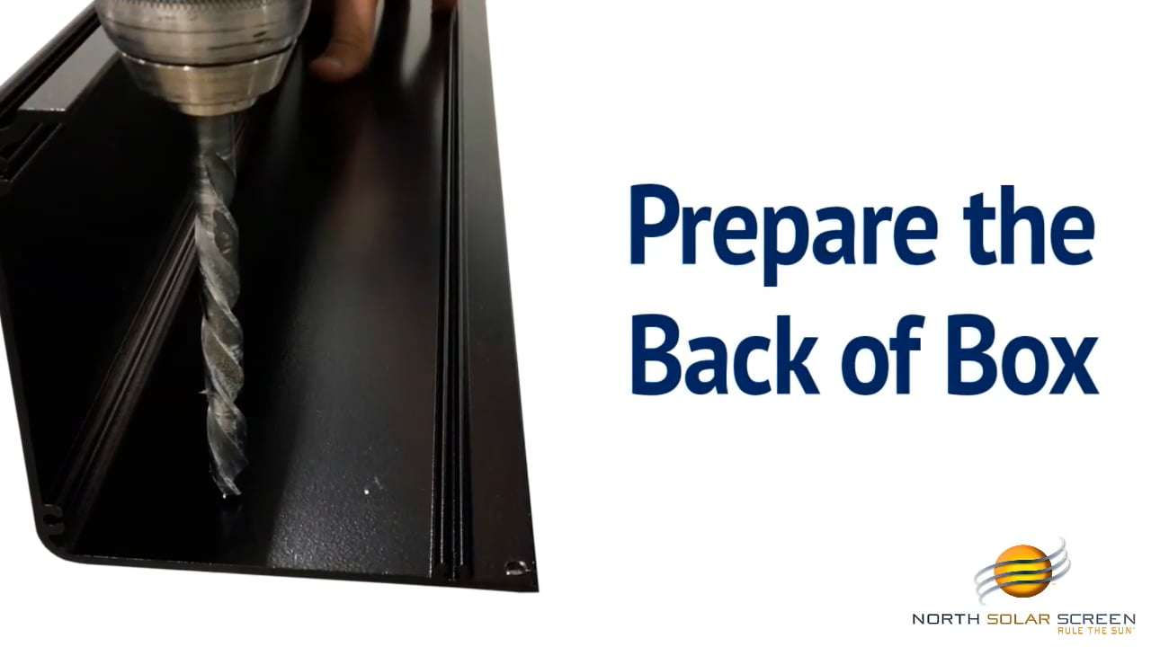 Prepare Back of Box