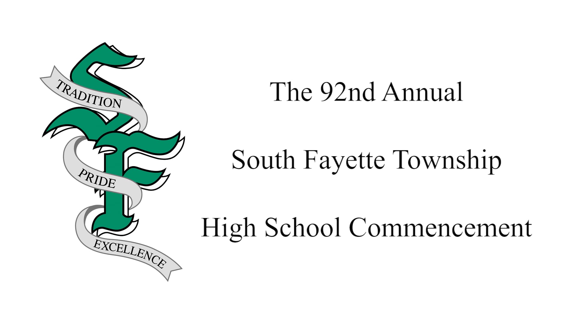 South Fayette High School Graduation 2020 on Vimeo