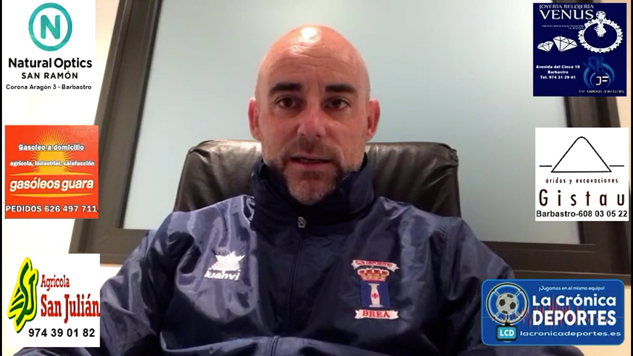 DANI MARTÍNEZ (Entrenador Brea) CD Ibiza 0-0 CD Brea / Jornada 12 / 2ª RFEF - Grupo 3