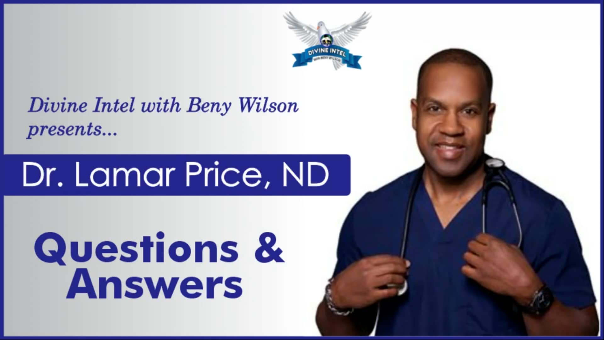 Dr. Lamar Price, ND Questions and Answers Nov 21, 2021.mp4 on Vimeo