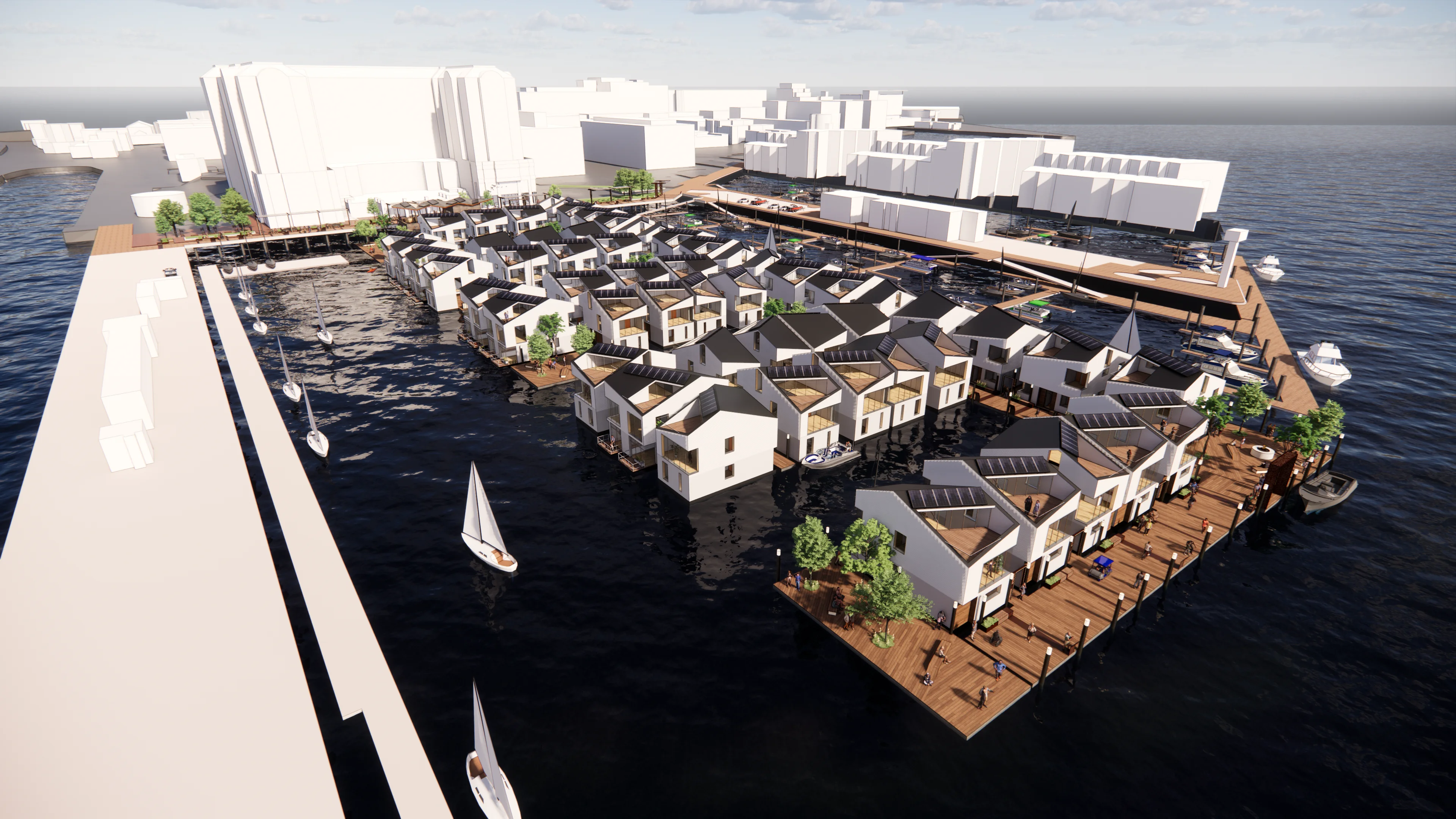 A FLOATING COMMUNITY CONCEPT AT CHARLESTOWN, MASSACHUSETTS. on Vimeo