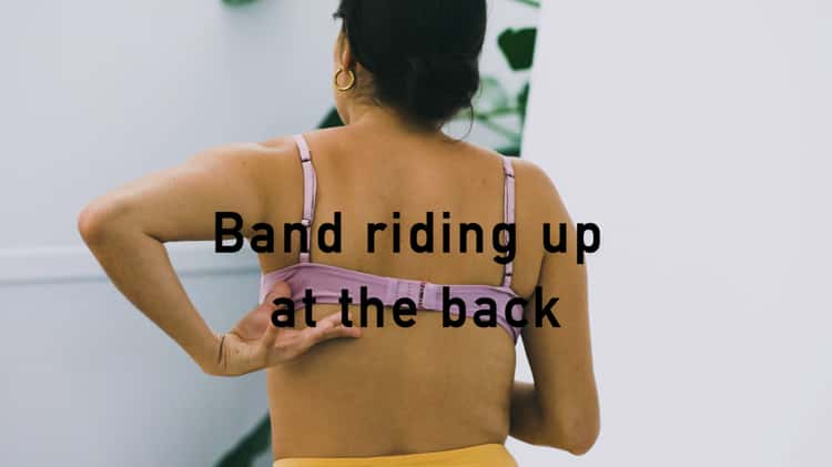 What to do if the bra band rides up at the back with NICO Underwear on Vimeo