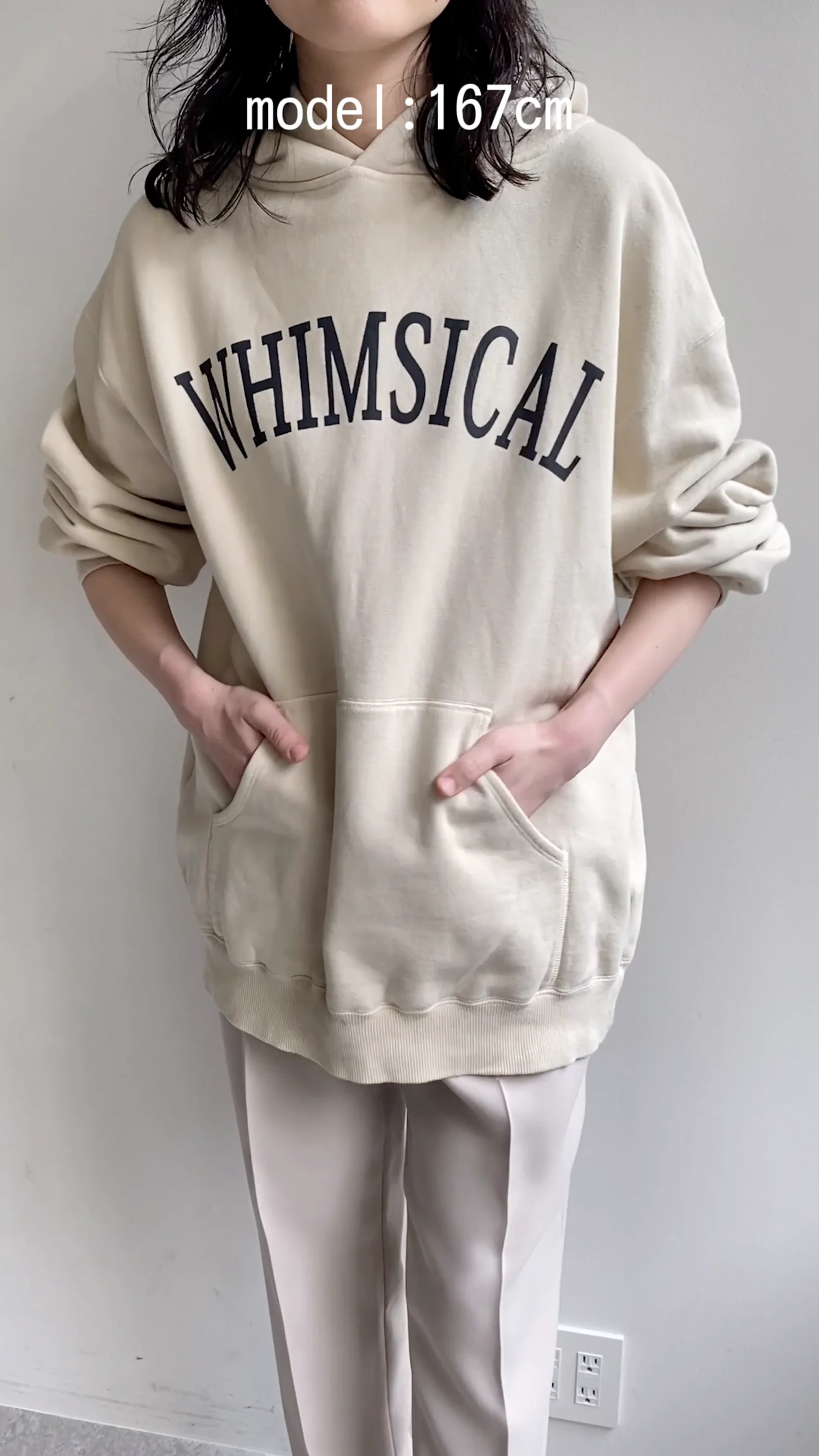 未使用！ウィムガゼット ホワイトパーカー Whim Gazette｜ウィム ガゼットのパーカー・スウェット（カットソー・T