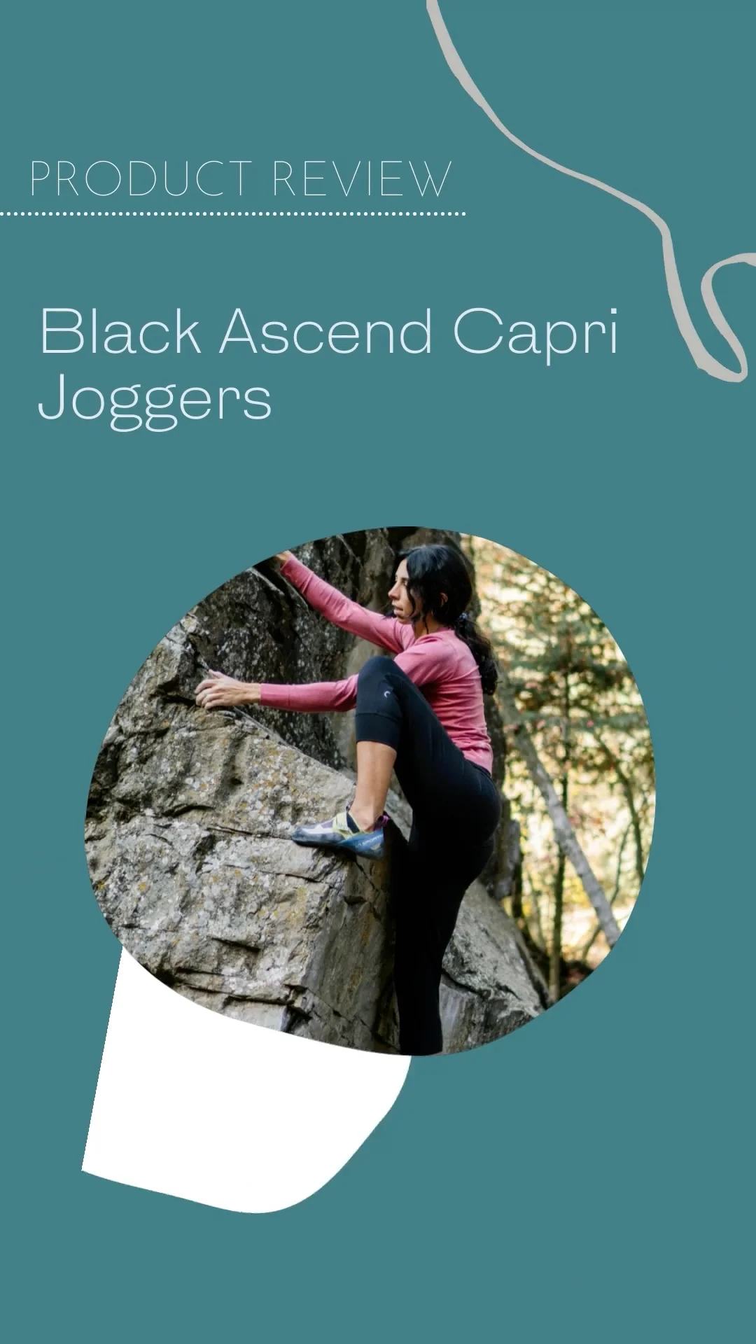 Black Ascend Capri Joggers #5092 on Vimeo