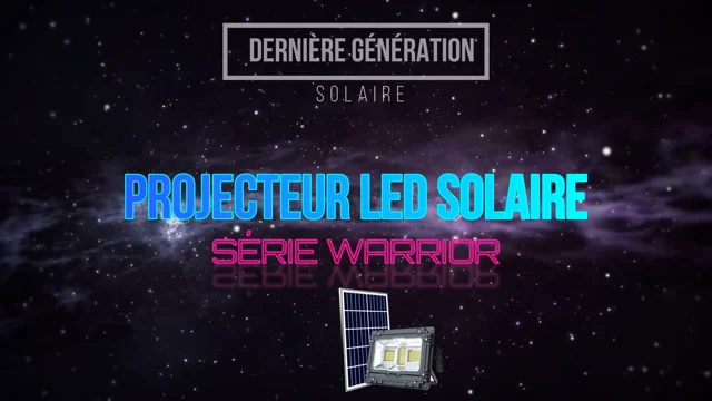 Projecteur LED solaire - Série WARRIOR - 300 Watts - Angle 120° - LampLED  World PRO