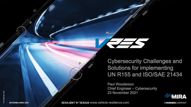 Cybersecurity challenges and solutions for implementing UN R155 and ISO ...