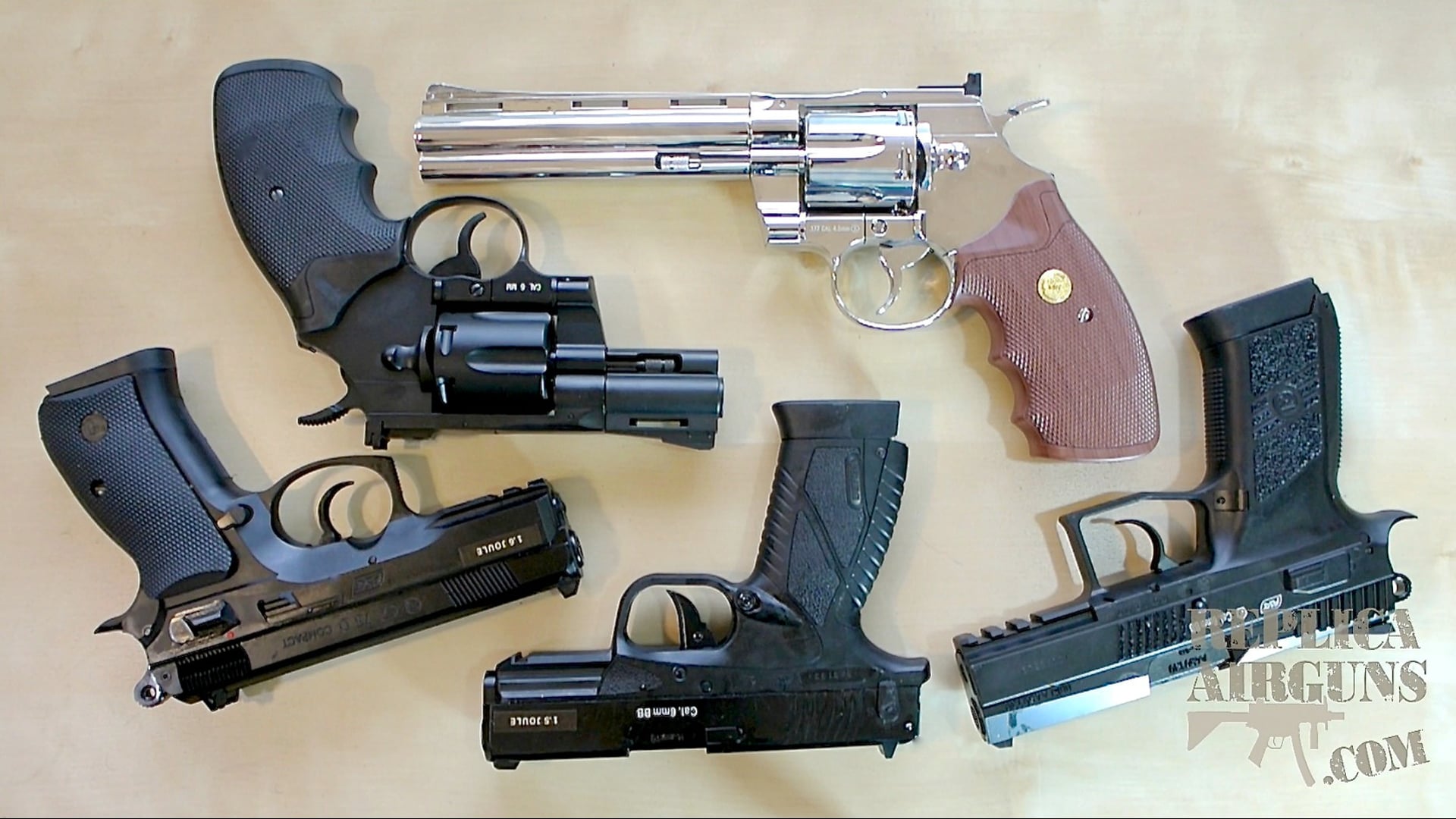 KWC 357 and ASG CZ 75 P-07 - CZ 75D Compact and Bersa BP9CC BB and Airsoft Update Video
