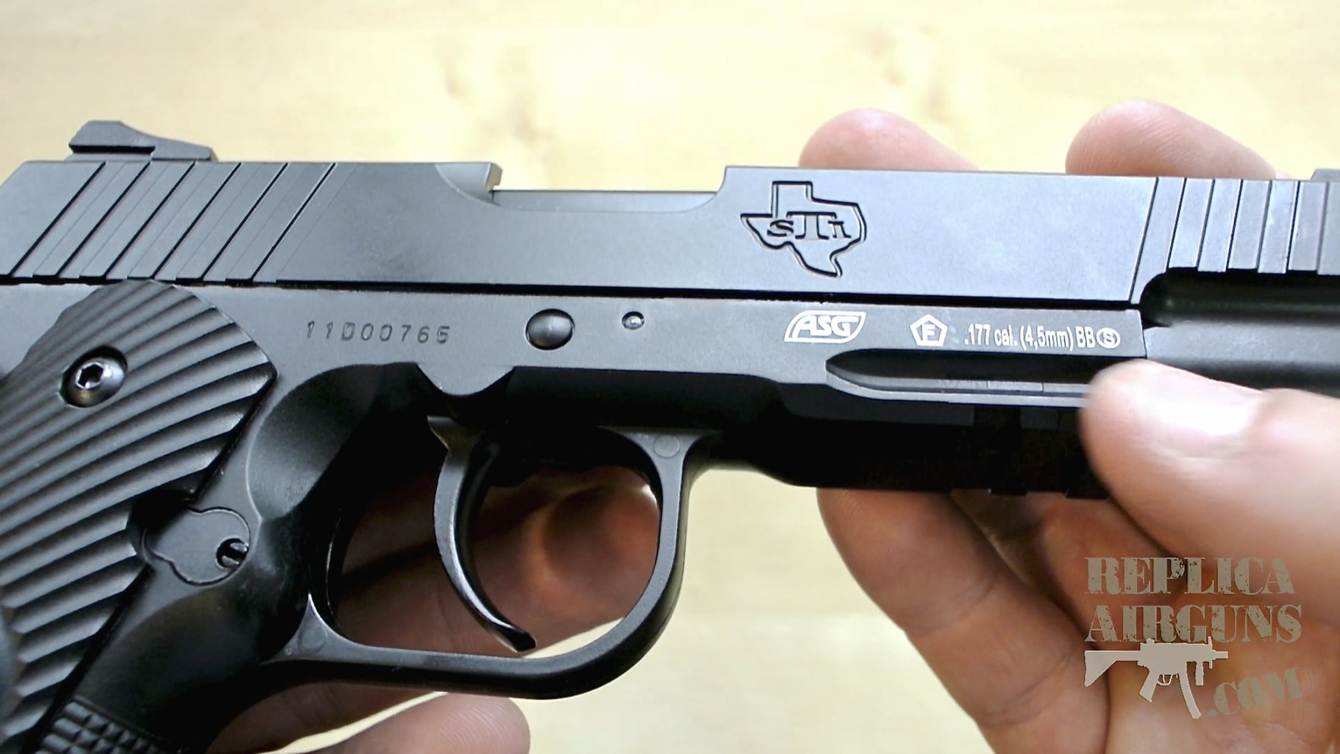 ASG STI Duty One 1911 Non Blowback CO2 BB Gun Table Top Review