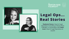 Legal Ops: Real Stories - Helen Lowe