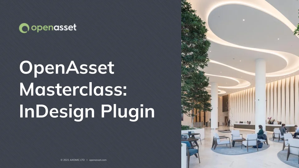 OpenAsset Masterclass: InDesign Plugin on Vimeo