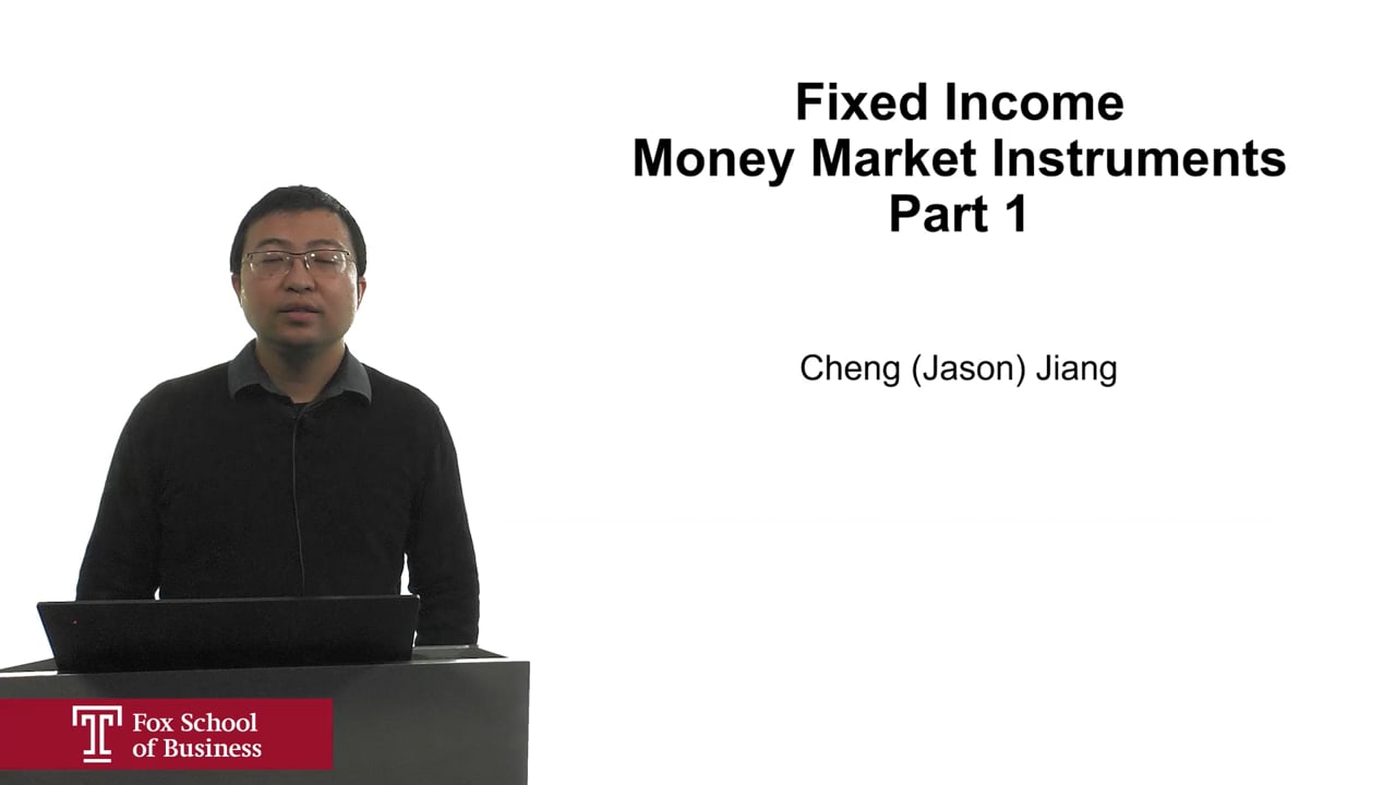 1.3 Fixed Income Money Market Instruments Part 1