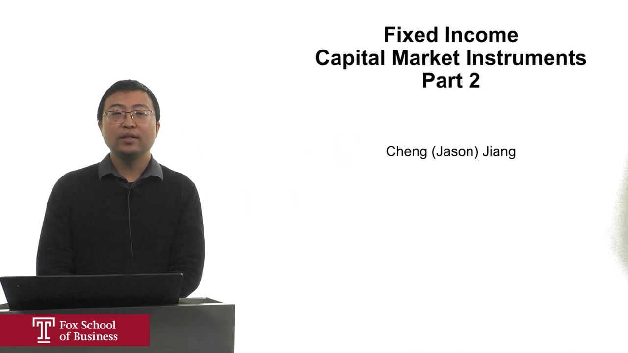 1.6 Fixed Income Capital Market Instruments Part 2