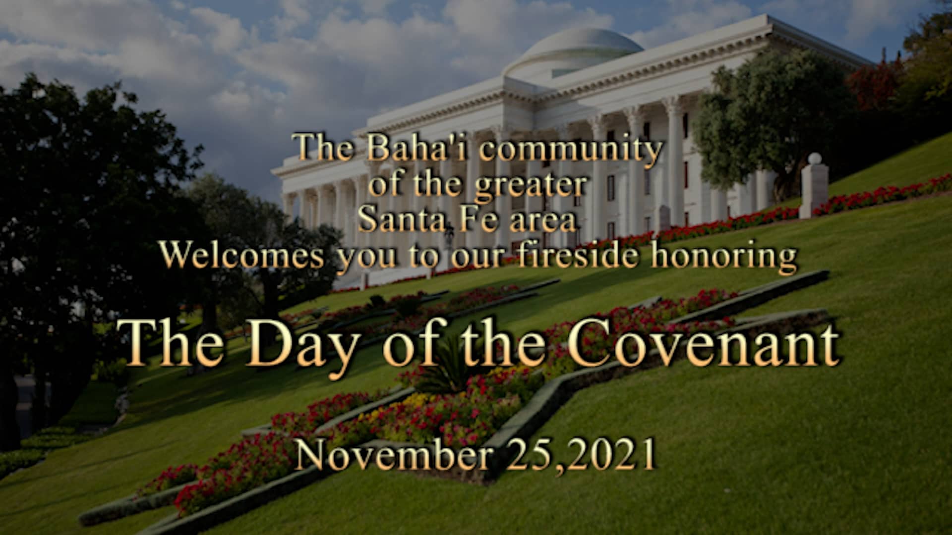 Day of the Covenant Santa Fe Fireside2021 on Vimeo