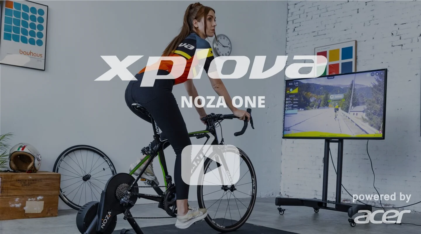 Xplova NOZA One Semi Smart Bike Trainer mit Direktantrieb