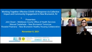 Effective COVID-19 Response via Collective Impact & Community Engagement in New Brunswick