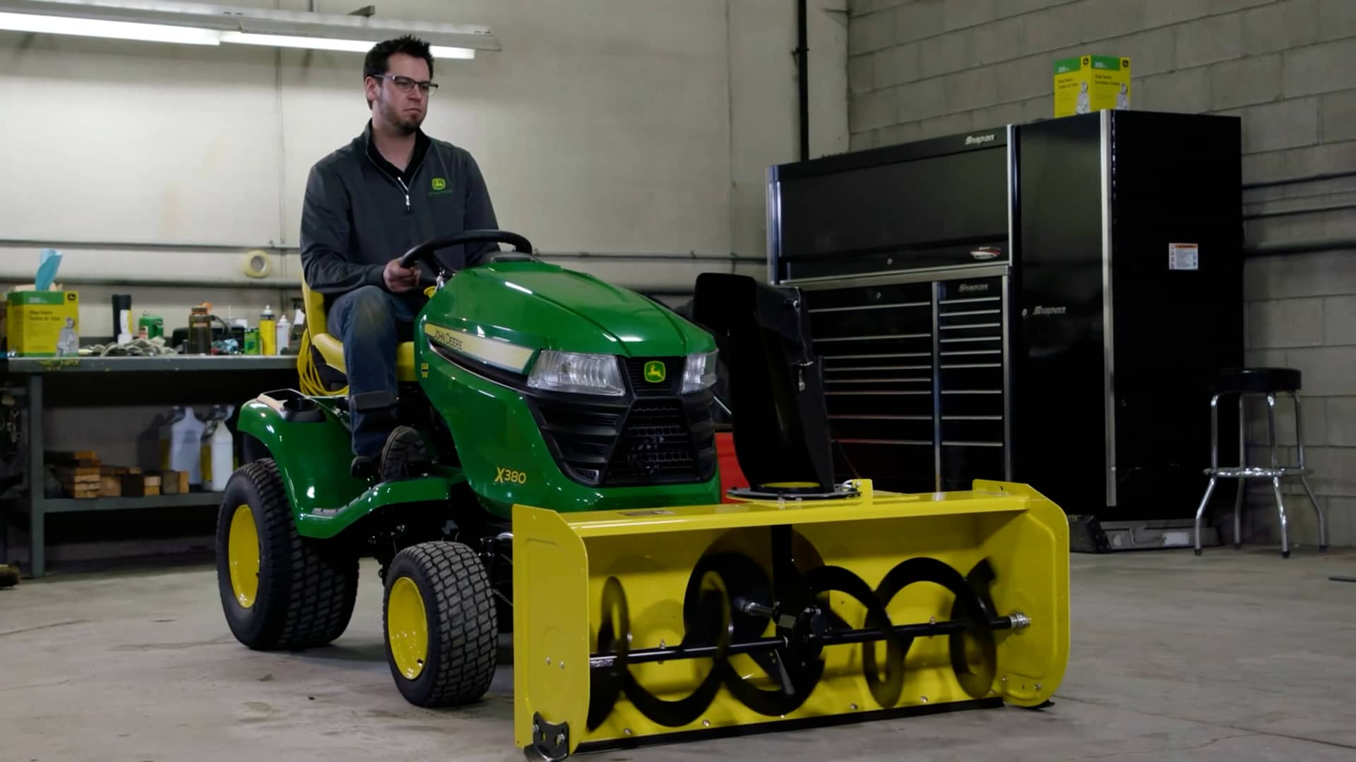 X300/X500 Series Snow Blower Removal & Install on Vimeo