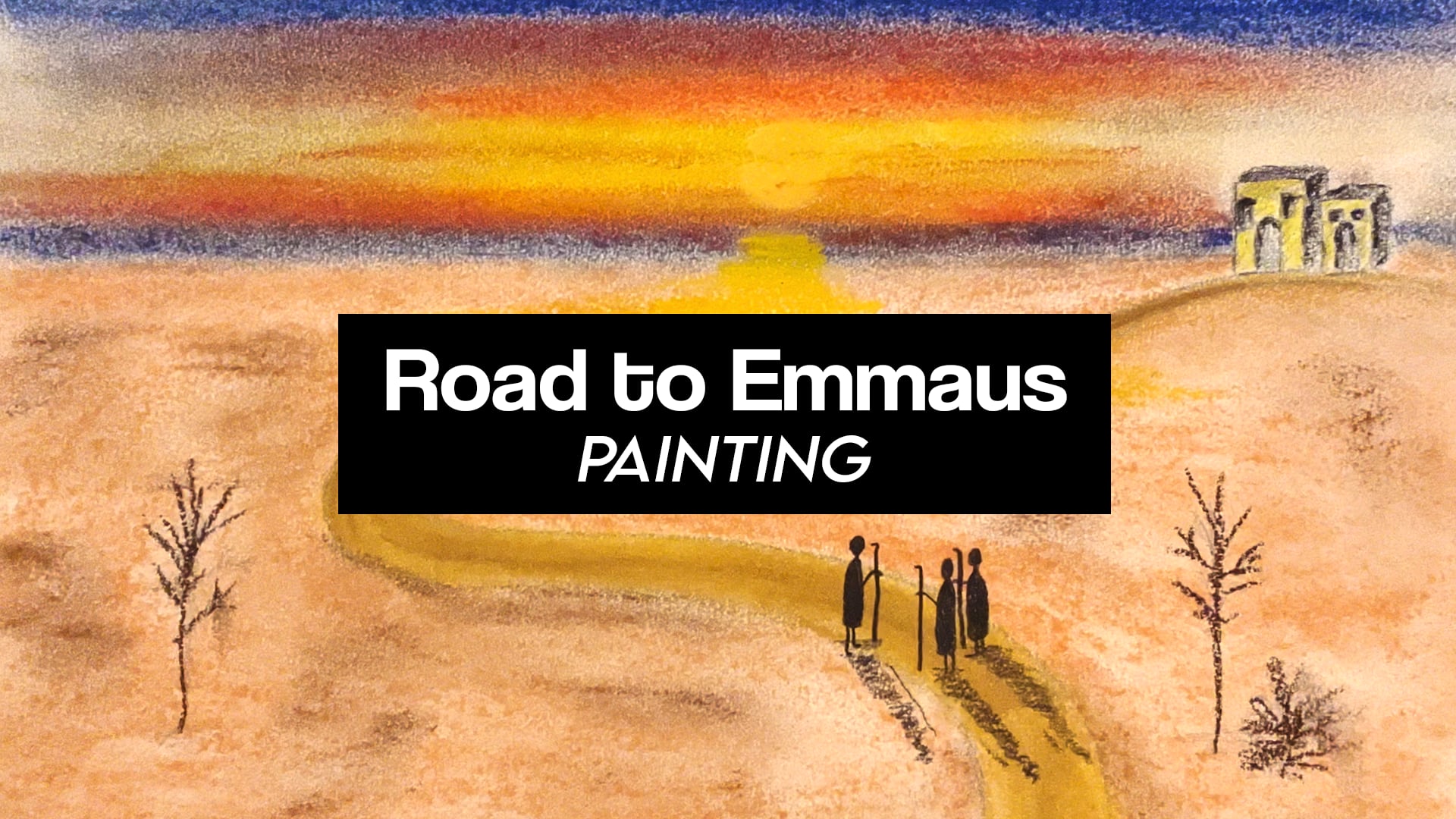 Painting Road to Emmaus