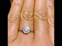 Diamant, platina ring 3941-4605