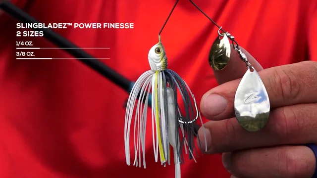 Z-Man SlingbladeZ Power Finesse Double Willow Spinnerbait — Discount Tackle