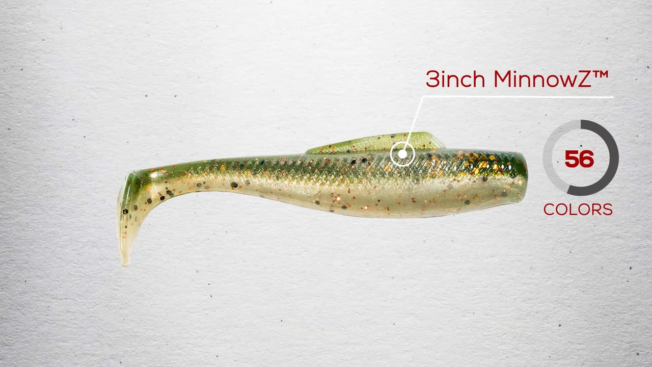 Z-Man MinnowZ 3 inch Soft Plastic Paddle Tail Swimbait 6 Z-Man MinnowZ 3 inch Soft Plastic Paddle Tail Swimbait 6